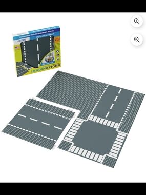 Gray Starter Baseplate 4-Pack